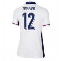 Camiseta Inglaterra Kieran Trippier #12 Primera Equipación Replica Eurocopa 2024 para mujer mangas cortas